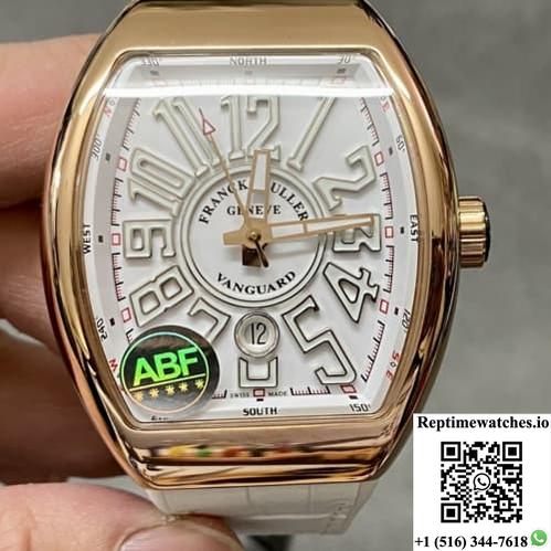 Franck Muller Men’S Collection V45Scdtbr-Bc Abf Factory Silver-White Dial-Rep Time Watches