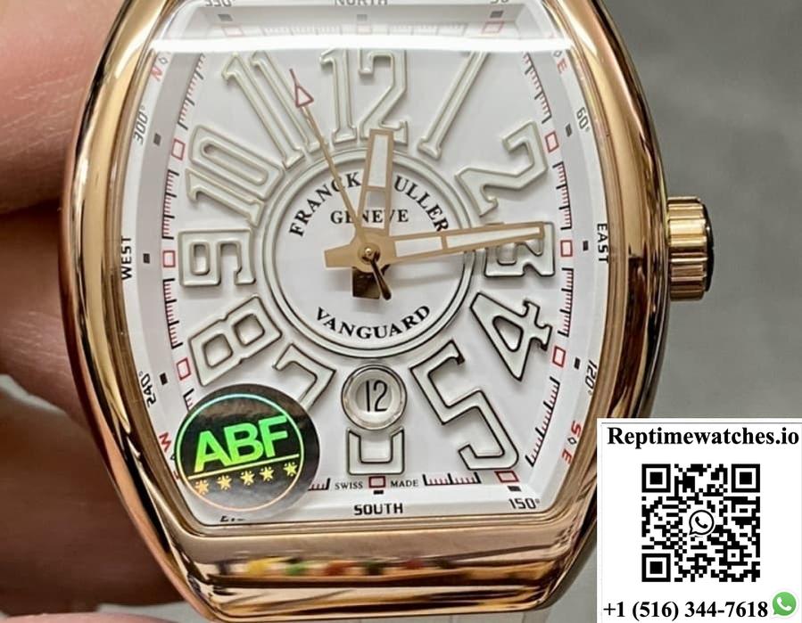 Franck Muller Men’S Collection V45Scdtbr-Bc Abf Factory Silver-White Dial-Rep Time Watches