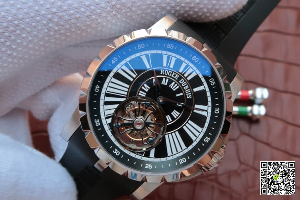 Roger Dubuis Hommage Tourbillon JB Factory Black Dial
