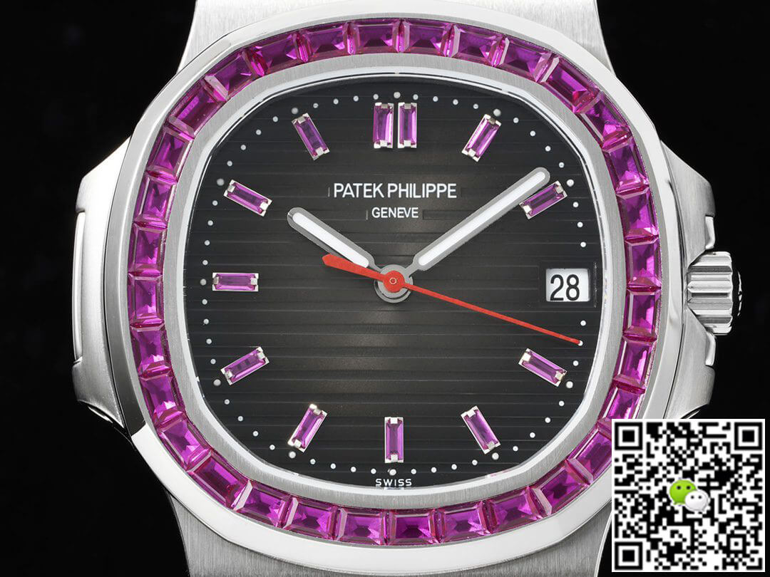 Patek Philippe Nautilus 5711 GR Factory Diamond-set Black Dial