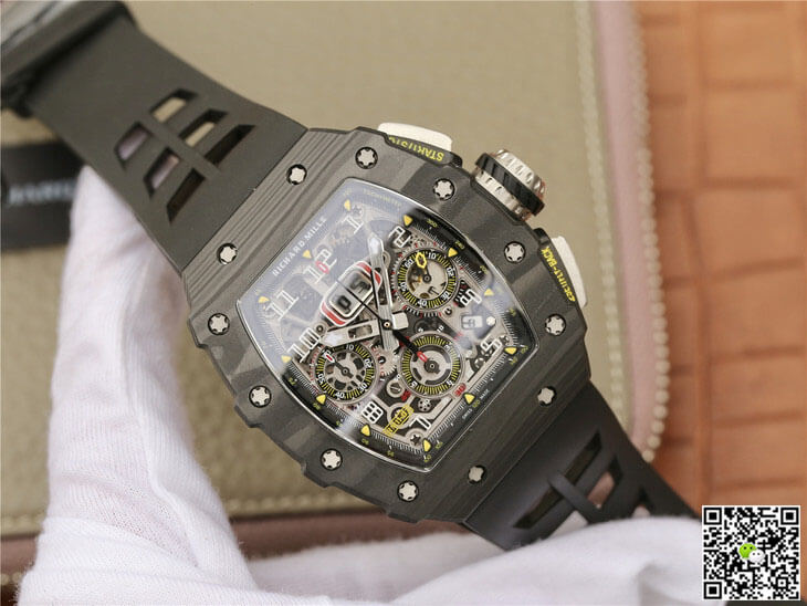 Richard Mille RM11-03 KV Factory Black Carbon Fiber Case