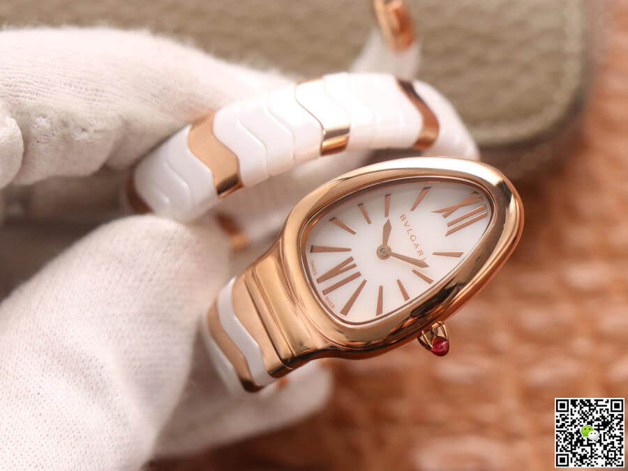 Bvlgari Serpenti BV Factory Ceramic White Dial