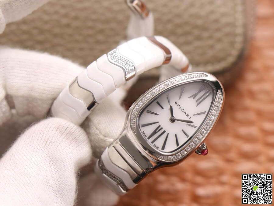 Bvlgari Serpenti BV Factory Stainless Steel Diamond Case
