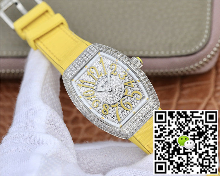 Franck Muller Vanguard Ladies ABF Factory Cowhide Strap