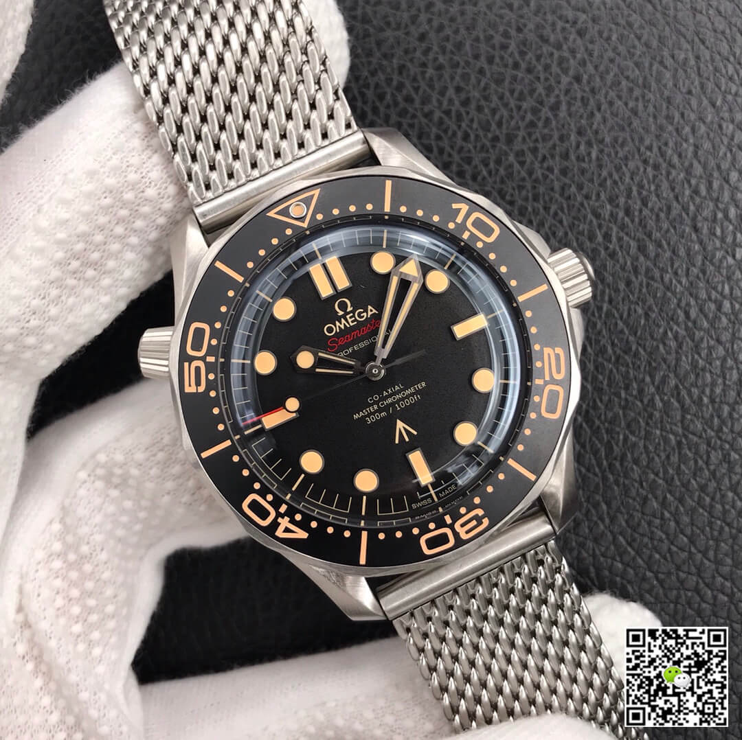 Omega Seamaster 210.90.42.20.01.001 James Bond 007 VS Factory Black Dial