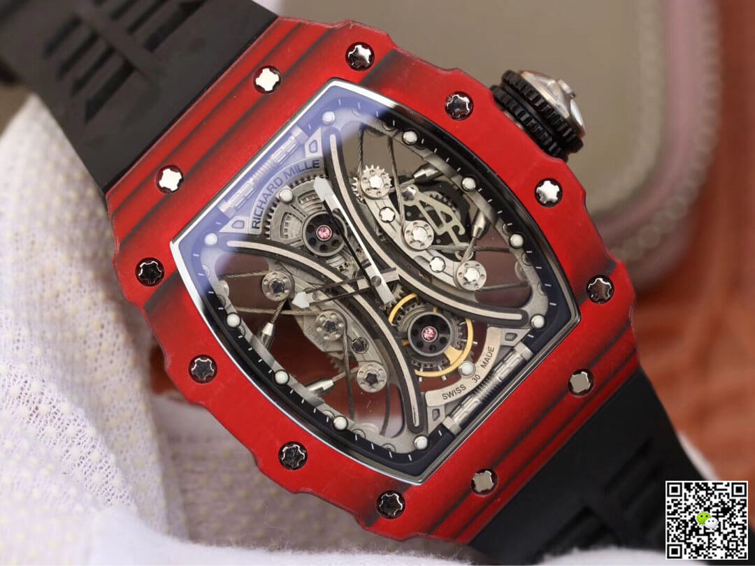 Richard Mille RM53-01 KV Factory TPT Carbon Fiber Black Strap
