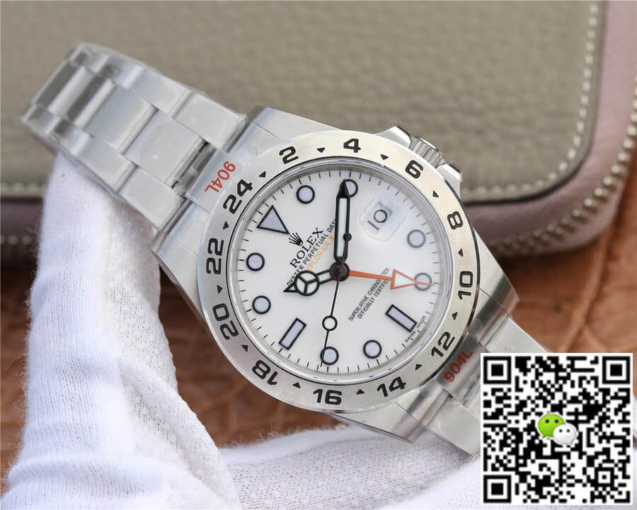 Rolex Explorer M216570-0001 GM Factory V4 Stainless Steel White Dial