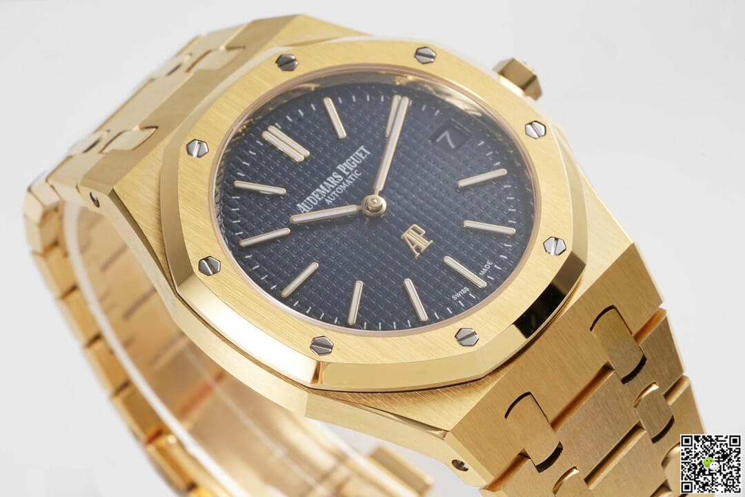 Audemars Piguet Royal Oak 15202BA.OO.1240BA.01 KZ Factory Yellow Gold Blue Dial