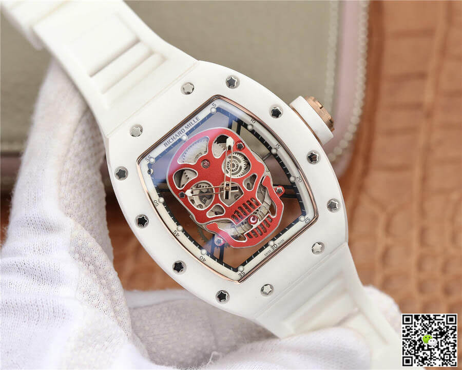 Richard Mille RM52-01 KV Factory Red Skull Dial