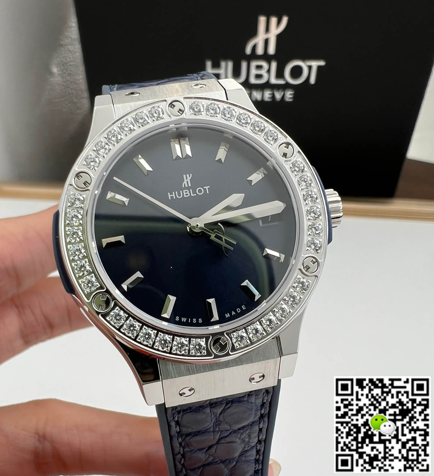 Hublot Classic Fusion 33MM Quartz Movement HB Factory Blue Strap