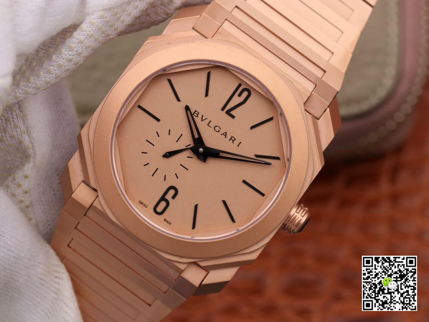 Bvlgari Octo Finissimo 102912 BV Factory Rose Gold Dial