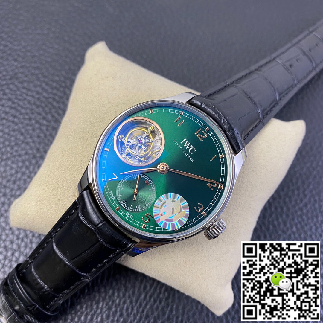 IWC Portuguese ZF Factory Tourbillon Green Dial