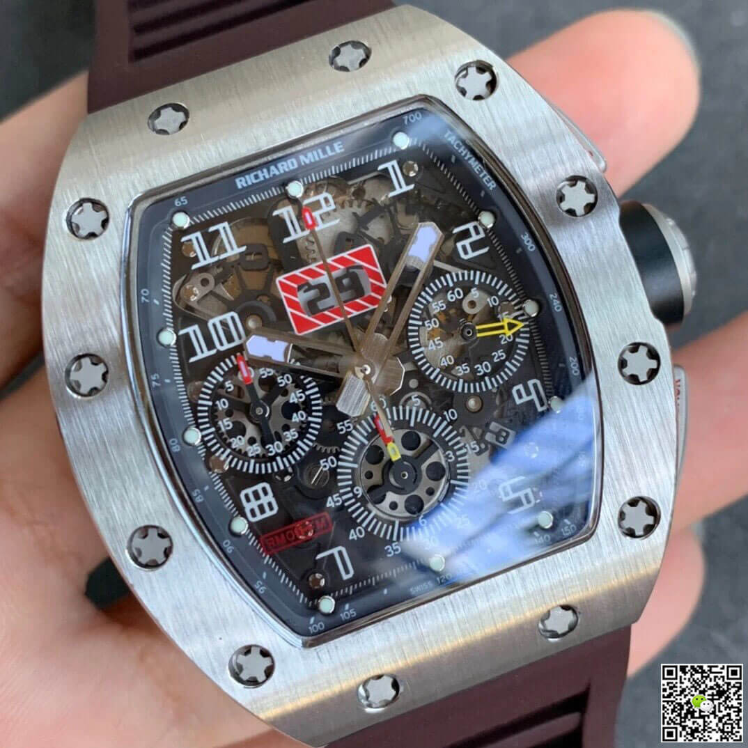 Richard Mille RM11 KV Factory Titanium Brown Strap