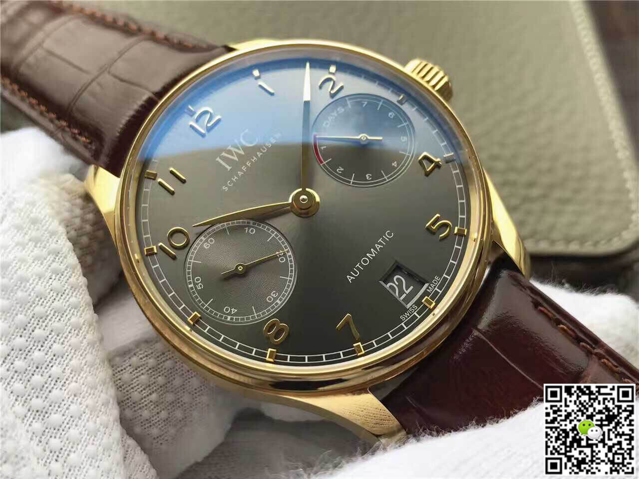 IWC Portugieser IW500101 ZF Factory Yellow Gold Case