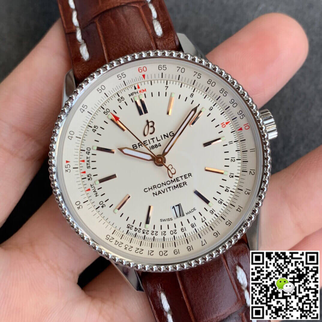 Breitling Navitimer 1 A17326211G1P2 V7 Factory Leather Strap