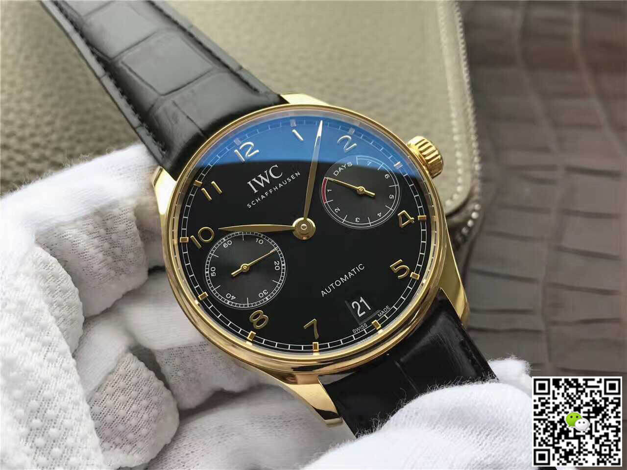 IWC Portugieser IW500101 ZF Factory Black Dial
