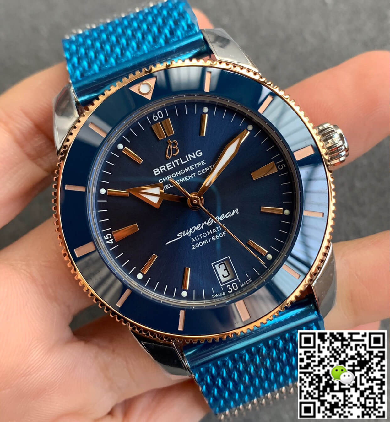 Breitling Superocean Heritage UB2010161C1A1 GF Factory Blue Dial
