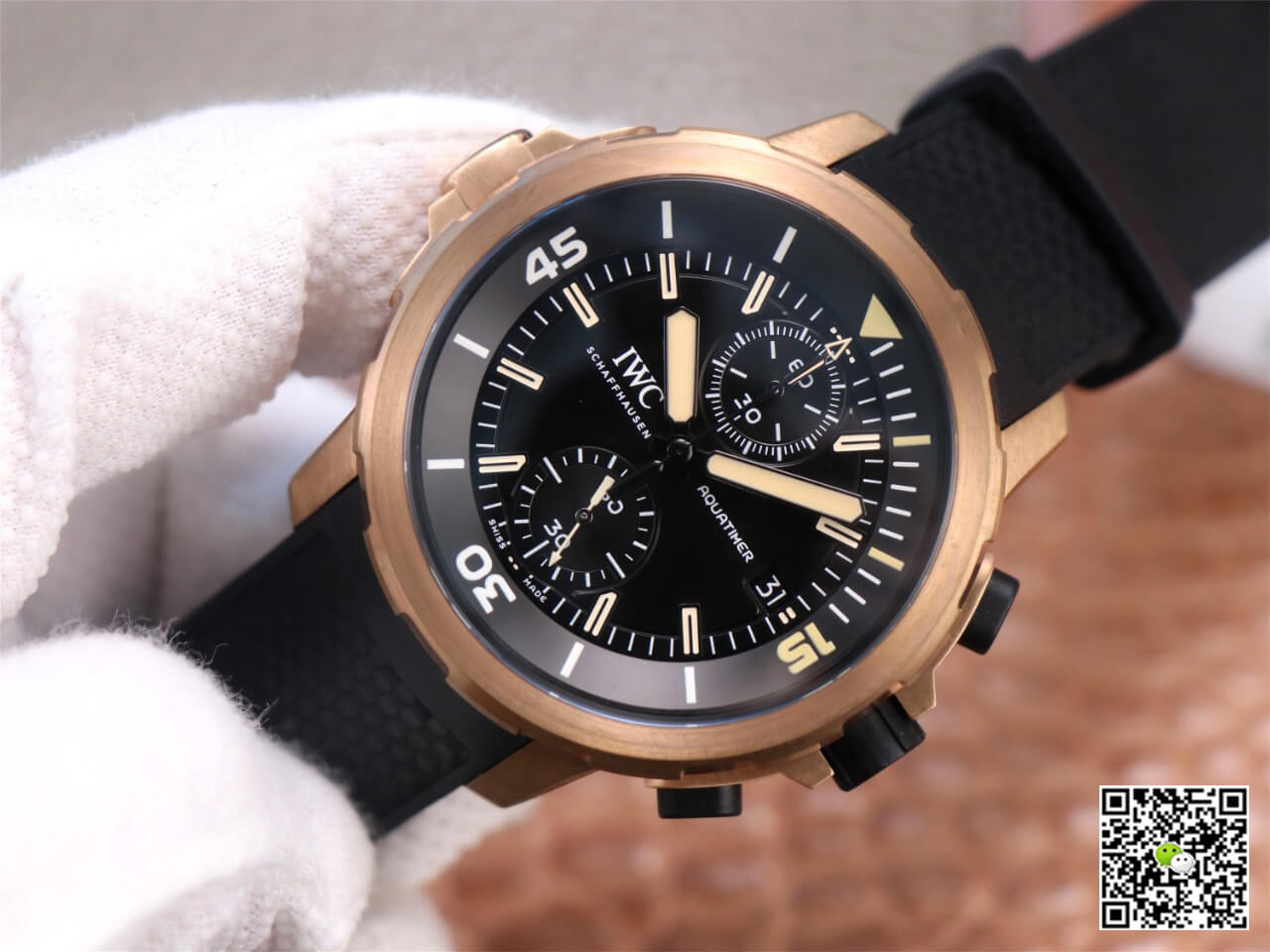 IWC Aquatimer IW379503 Darwin Adventure Tour Special Edition V6 Factory Black Dial
