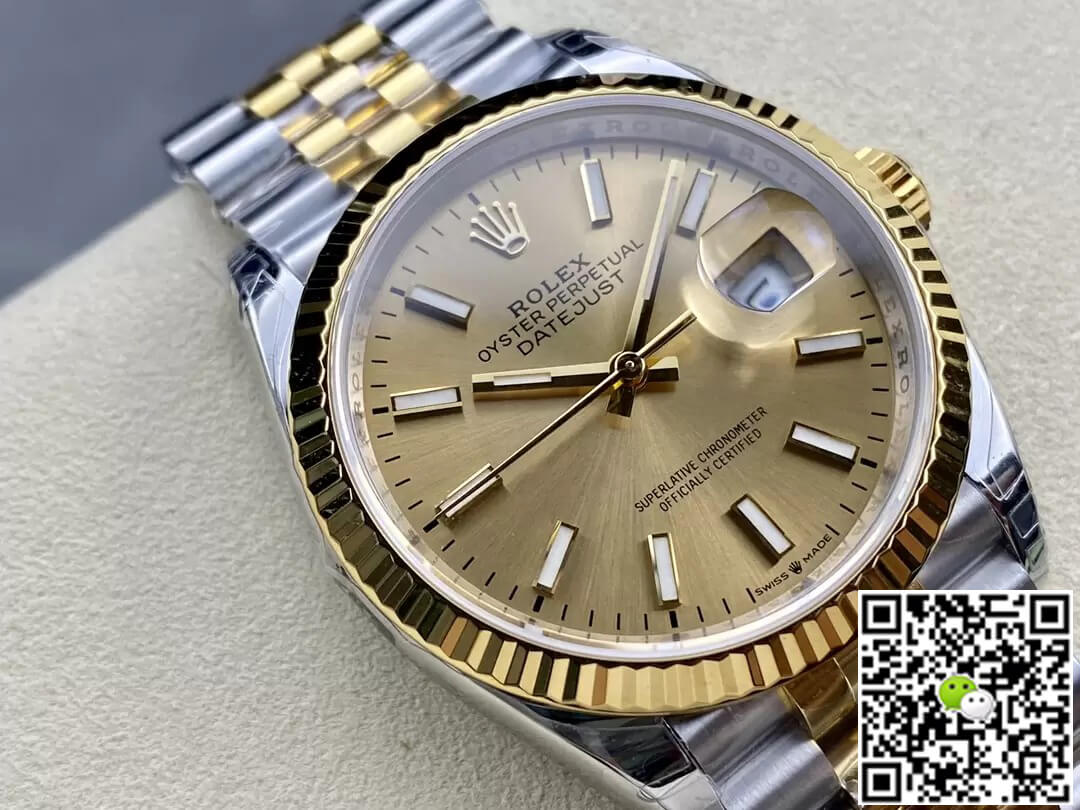 Rolex Datejust M126233-0015 VS Factory Yellow Gold
