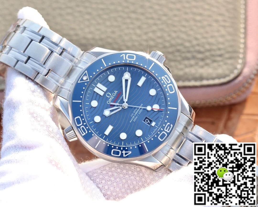 Omega Seamaster Diver 300M 210.30.42.20.03.001 VS Factory Blue Bezel