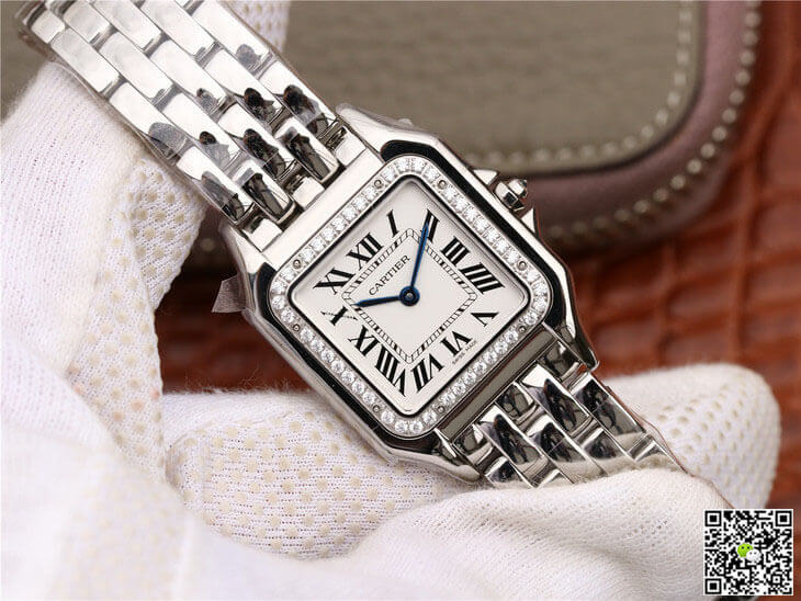 Cartier Panthere De Medium Ladies W4PN0008 GF Factory Silver Dial