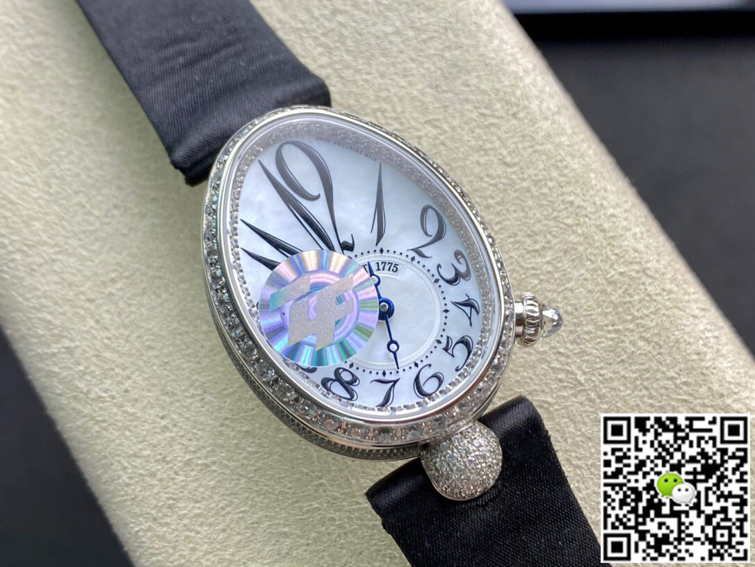 Breguet Reine De Naples 8928BB/5W/944/DD0D3L ZF Factory Diamond-set Bezel