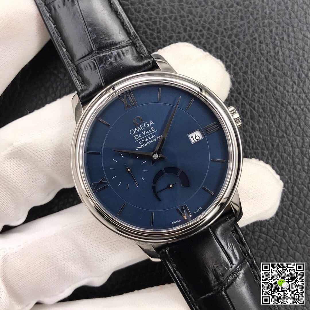 Omega De Ville 424.13.40.21.03.001 ZF Factory Blue Dial
