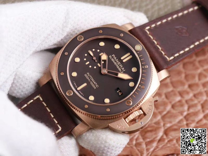 Panerai Submersible PAM00968 King of Bronze VS Factory Brown Dial