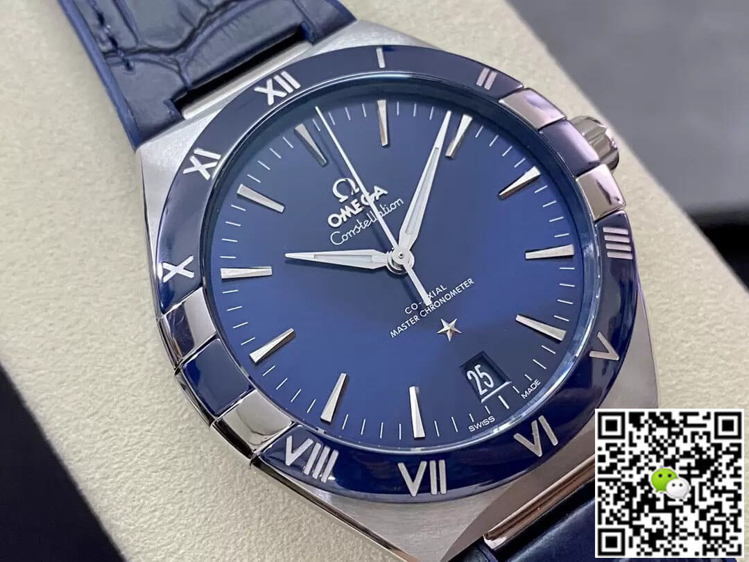 SBF Omega Constellation 131.33.41.21.03.001 VS Factory Blue Strap