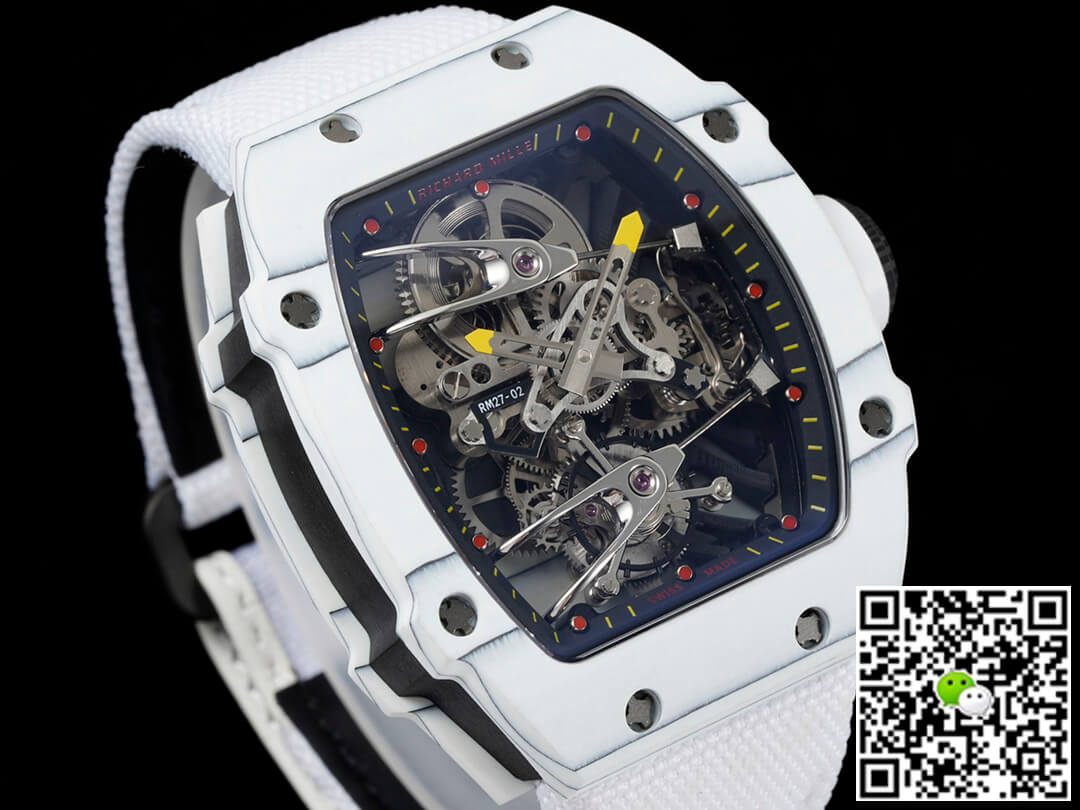 Richard Mille RM27-02 Rafael Nadal Tourbillon RM Factory White Strap
