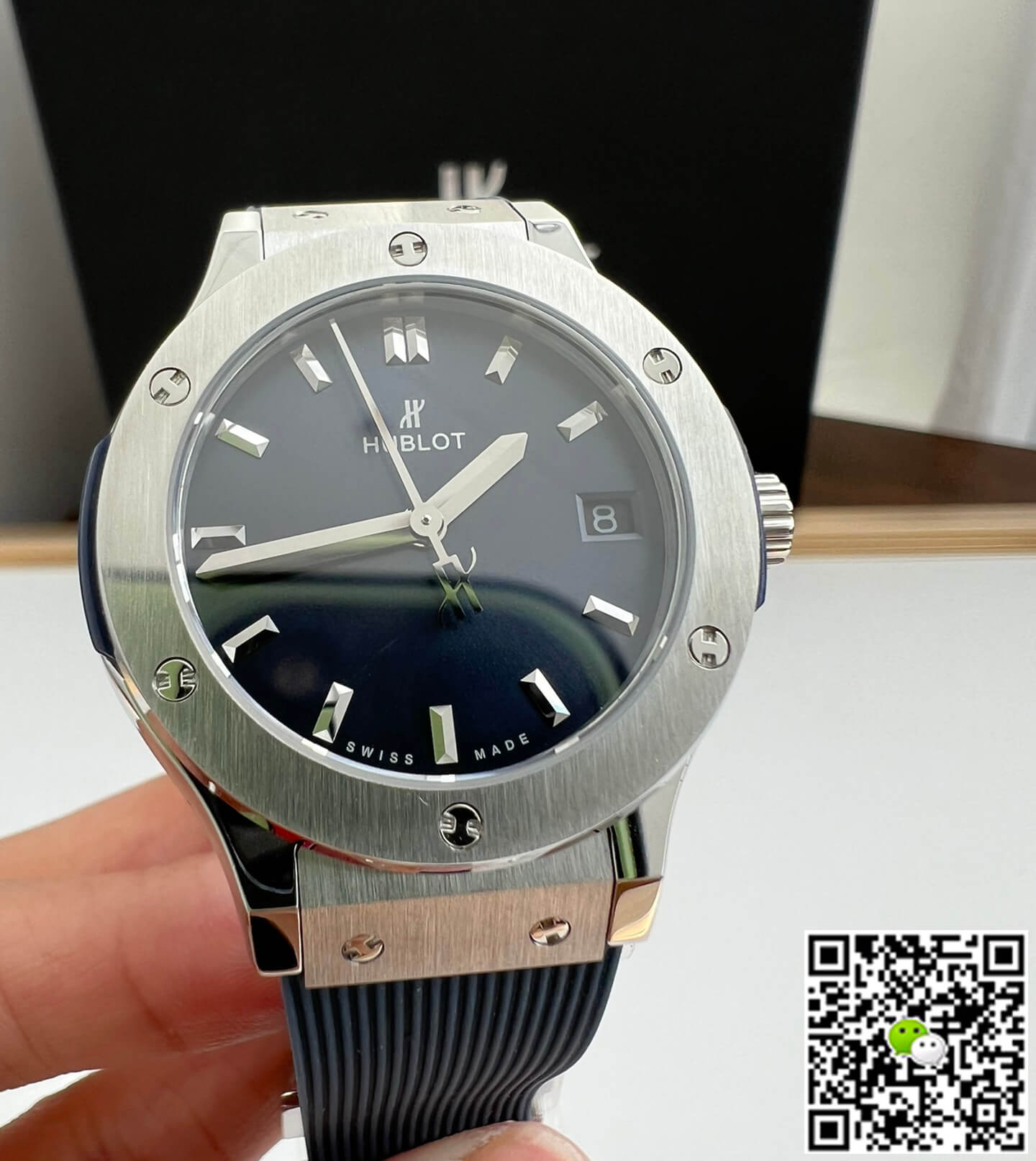 Hublot Classic Fusion 581.NX.7170.RX 33MM Quartz HB Factory Blue Dial