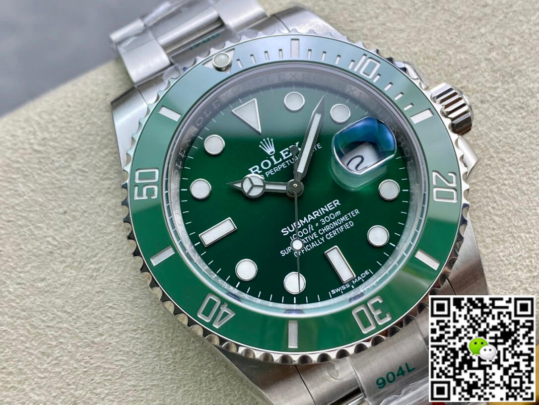 Rolex Submariner 116610LV-97200 ZF Factory Green Dial Stainless Steel Strap