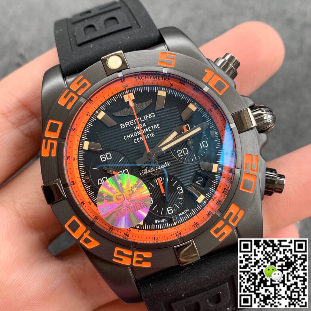Breitling Chronomat B01 MB0111C2.BD07.153S.M20D.2 GF Factory Black Dial