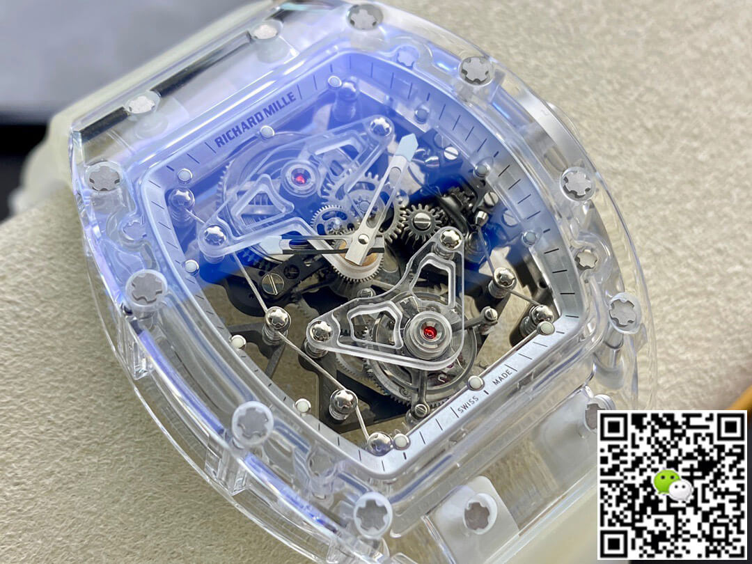 Richard Mille RM056 Tourbillon EUR Factory White Transparent Strap