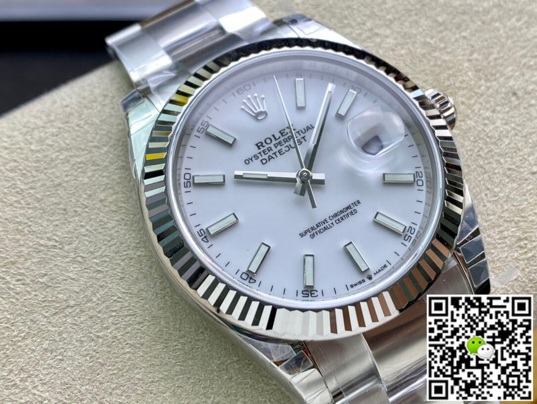 Rolex Datejust M126334-0009 VS Factory White Dial