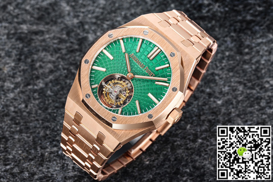 Audemars Piguet Royal Oak Tourbillon 26533OR.OO.1220OR.01 R8 Factory Green Dial