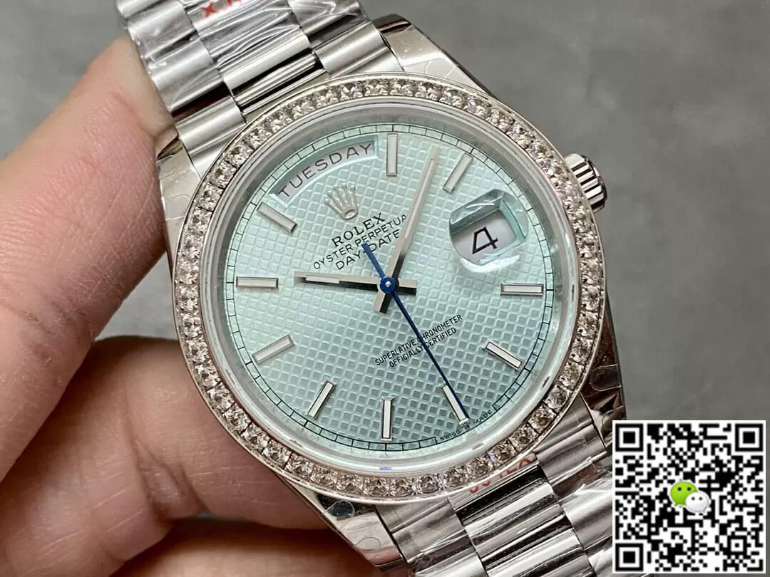 Rolex Day Date 228236 GM Factory V2 Counterweight Version Blue Dial