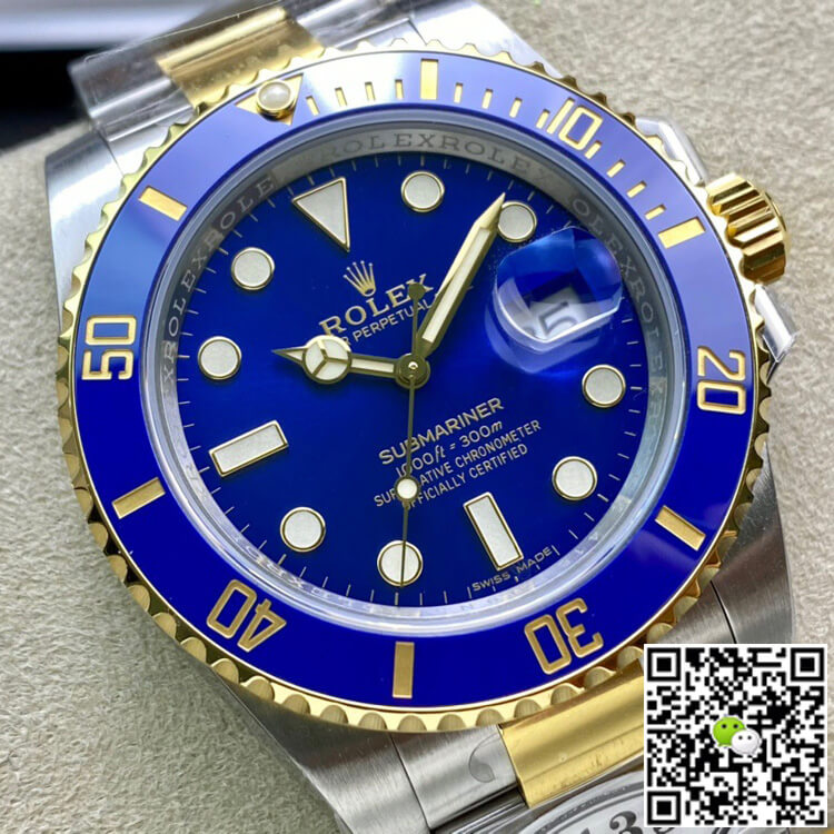 Rolex Submariner 116613LB-97203 Clean Factory V4 Blue Dial