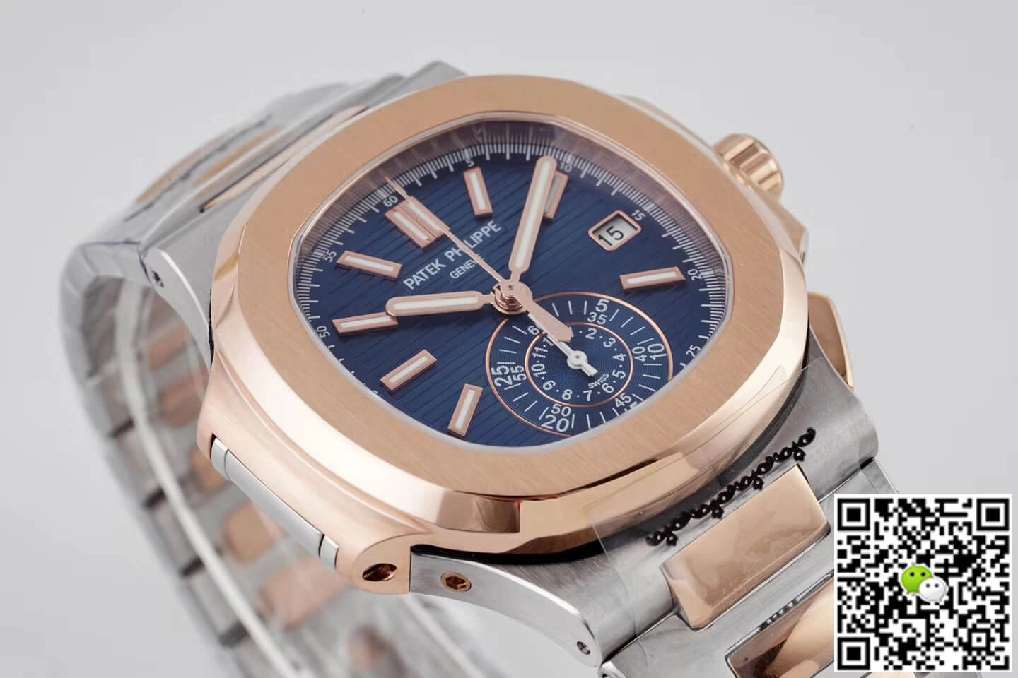 Patek Philippe Nautilus 5980/1AR-001 3K Factory V2 Rose Gold