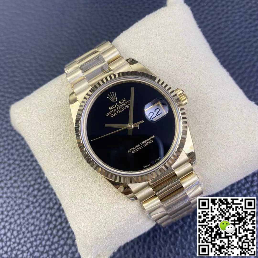 Rolex Day Date 18038 GM Factory Black Dial