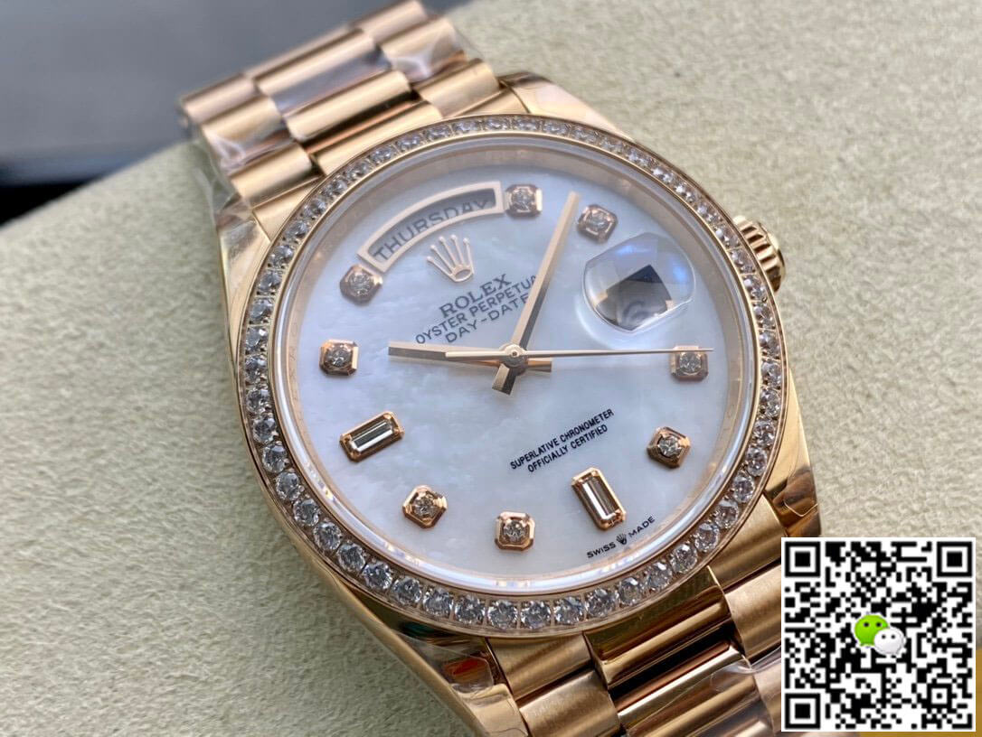 Rolex Day Date 128238 EW Factory V2 Mother-Of-Pearl Dial