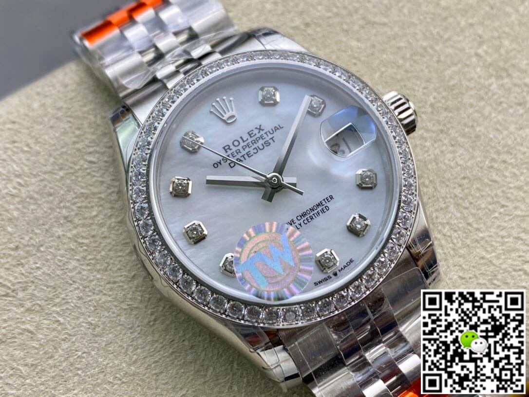 Rolex Datejust M278384RBR-0008 TW Factory Diamond Bezel