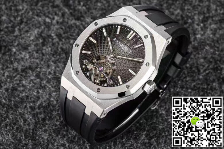 Audemars Piguet Royal Oak Tourbillon R8 Factory V3 Black Strap
