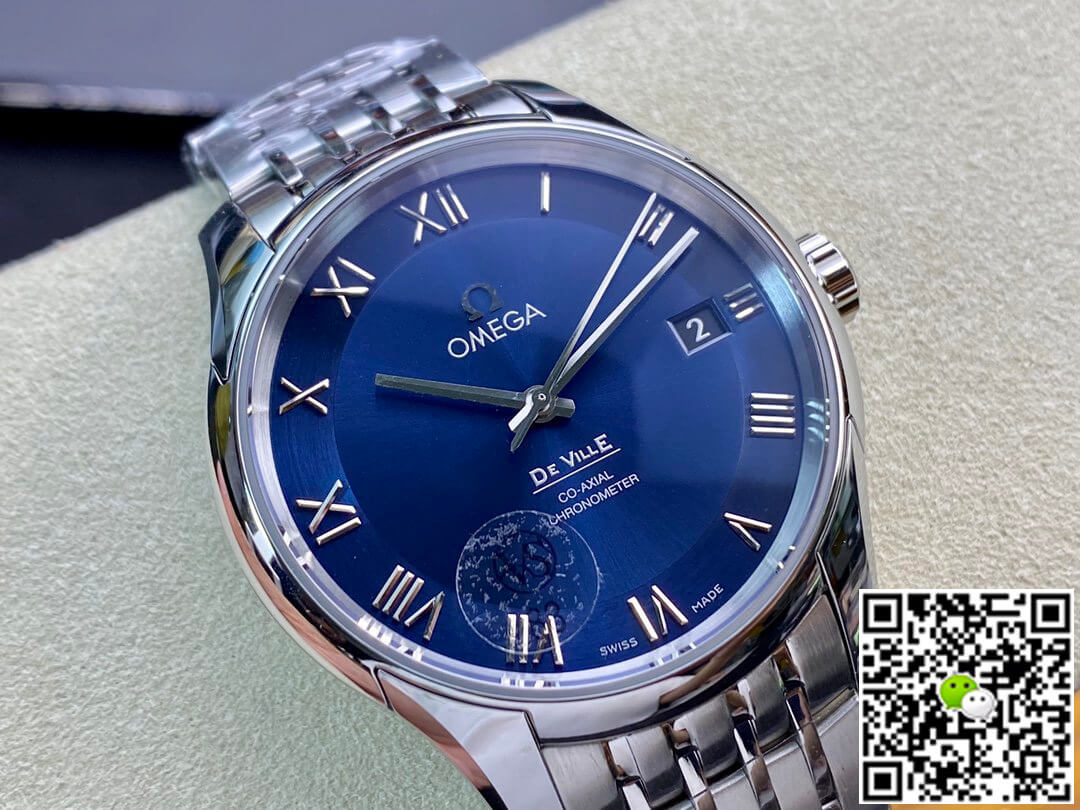 Omega De Ville 431.10.41.21.03.001 VS Factory Blue Dial