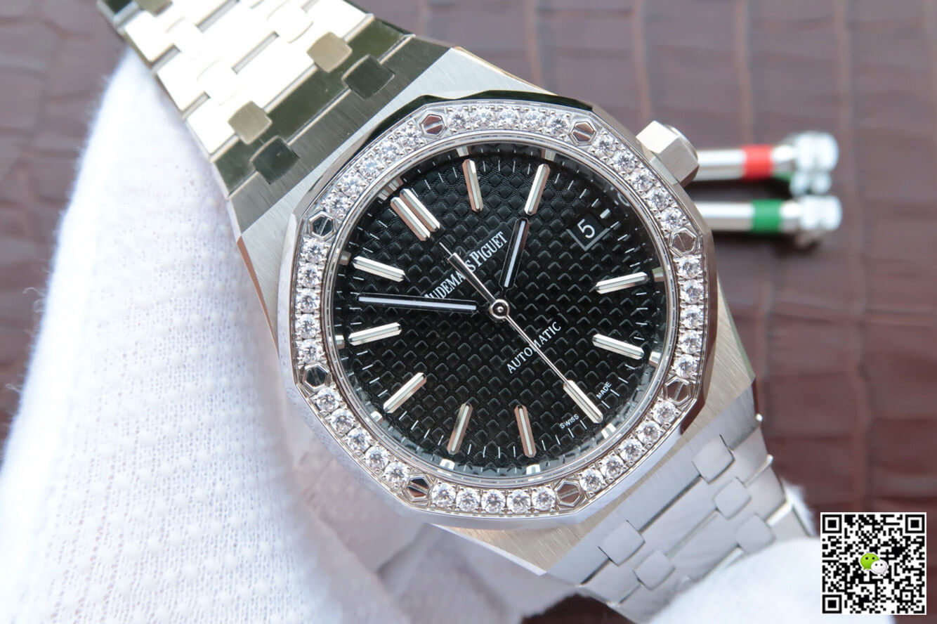 Audemars Piguet Royal Oak 15400/15450 Couple Watch JF Factory Black Dial