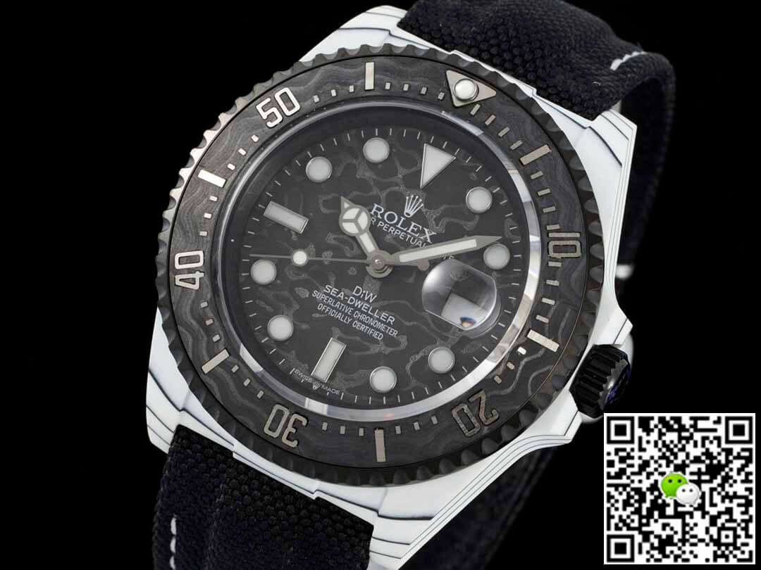 Rolex Sea-Dweller Diw Factory Carbon Fiber Black Strap