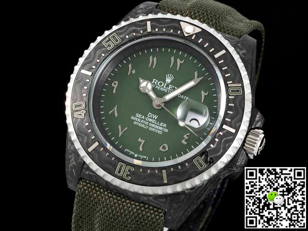 Rolex Sea-Dweller Diw Factory Carbon Fiber Green Dial