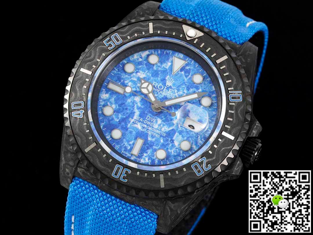 Rolex Sea-Dweller Diw Factory Carbon Fiber Blue Dial