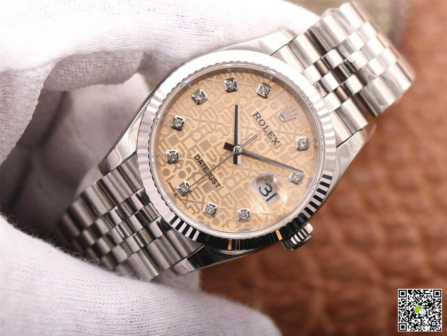 Rolex Datejust M126234-0023 36MM EW Factory Diamond-Studded Dial