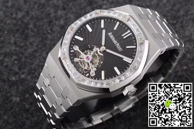 Audemars Piguet Royal Oak Tourbillon 26521BC.ZZ.1220BC.01 R8 Factory Diamond-set Bezel